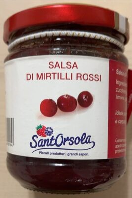 Salsa di mirtilli rossi