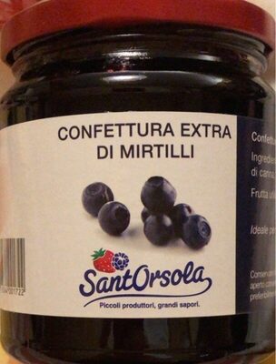 Confettura Extra di Mirtilli front packaging