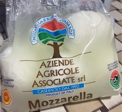 Mozzarella di bufala campana Dop front packaging
