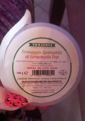 Formaggio spalmabile al gorgonzola Dop