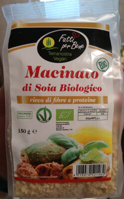 Bio macinato di soia biologico