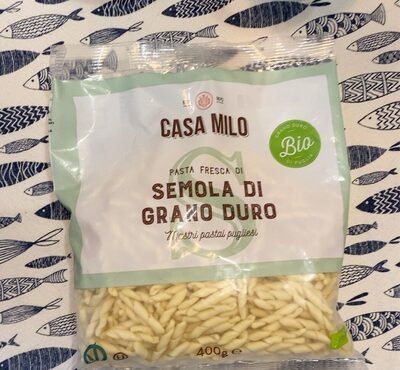 Trofie di semola di grano duro front packaging