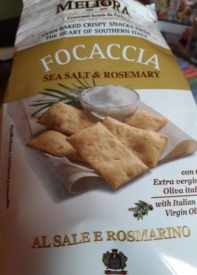 Focaccia al sale e rosmarino