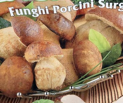 Funghi porcini surgelati front packaging