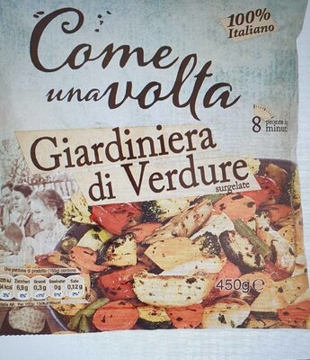 Giardiniera di verdure front packaging