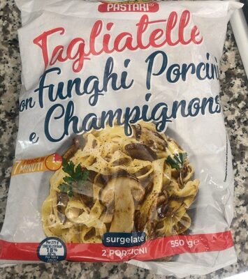 Tagliatelle ai funghi front packaging