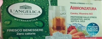 Tisana a freddo abbronzatura front packaging