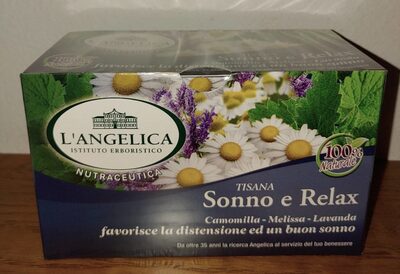 Tisana sonno e relax front packaging