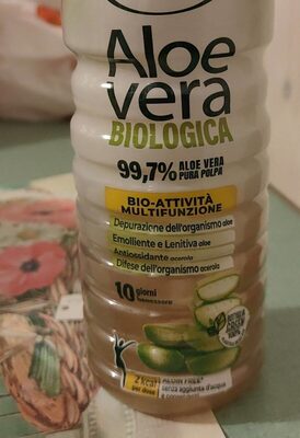 Aloe vera biologica front packaging