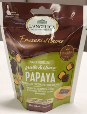 Papaya fruit & choco