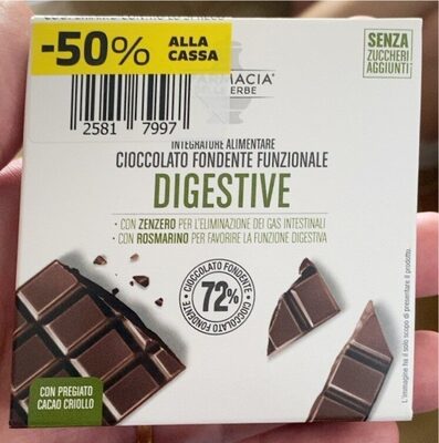 Digestive cioccolato fondente front packaging