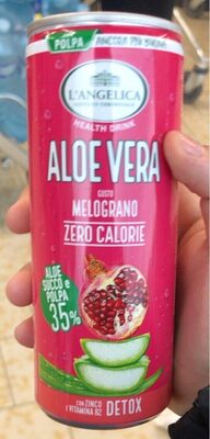 Bevanda aloe vera e melograno front packaging