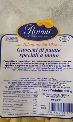 Gnocchi di patate speciali a mano