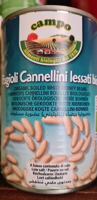 Fagioli cannellini lessati bio