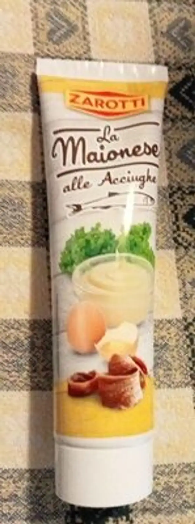 La maionese alle acciughe front packaging