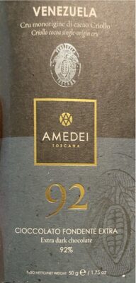 Cioccolato fondente extra Venezuela 92%