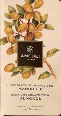 cioccolato fondente con mandorle