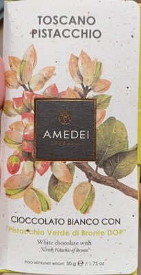 Cioccolato bianco con pistacchi