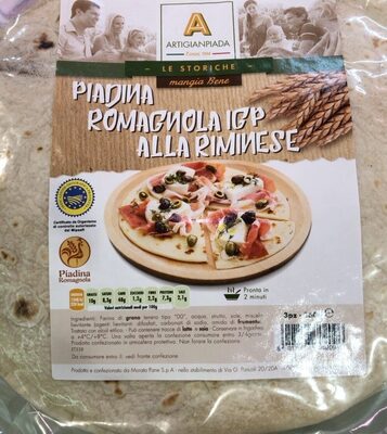 Piadina Romagnola IGP alla Riminese