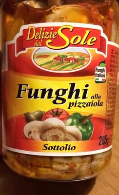 Funghi alla pizzaiola front packaging