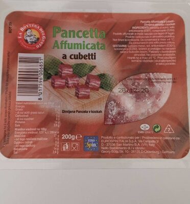 Pancetta affumicata a cubetti