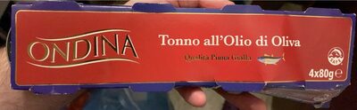 Tonno all’olio d’oliva pinna gialla front packaging