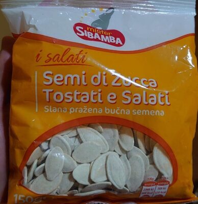 Semi di zucca tostati e salati