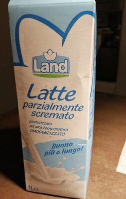 Latte parzialmente scremato front packaging