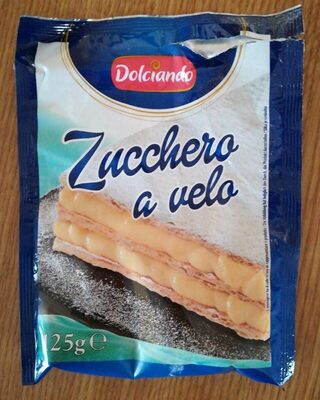Zucchero a velo front packaging