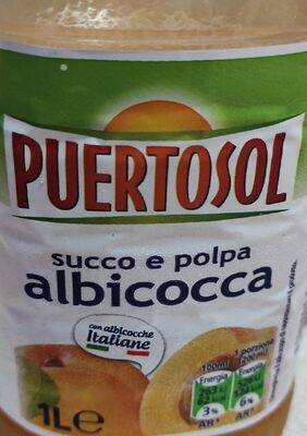 Succo e polpa albicocca