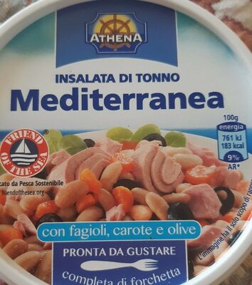 Insalata di tonno mediterranea front packaging