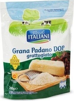 Grana Padano Grattugiato front packaging