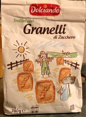 Frollini con granelli di zucchero