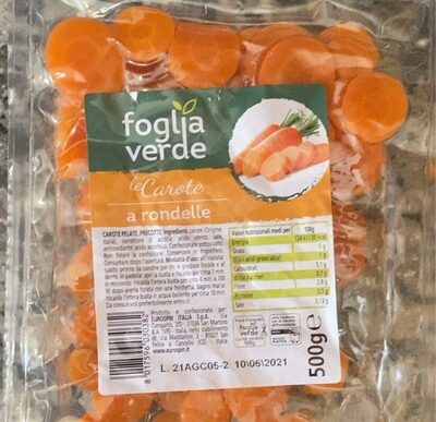 Carote front packaging