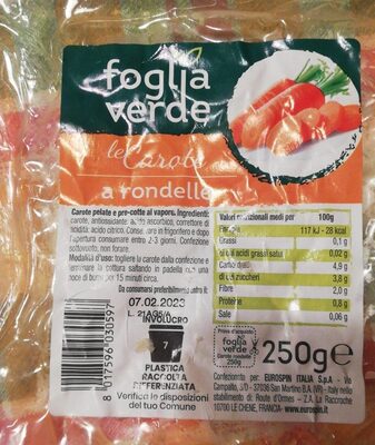 Le carote a rondelle