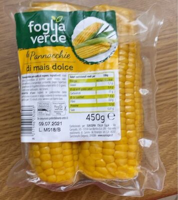 Le pannocchie di mais dolce