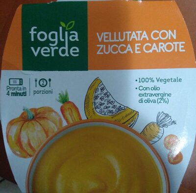 Vellutata con carote e zucche