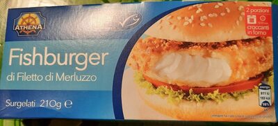 Fishburger di filetto di merluzzo