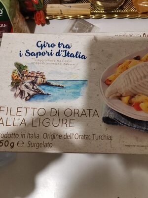 Filetto di orata alla ligure