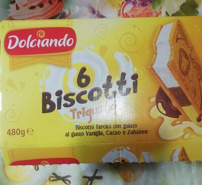 Biscotti trigusto gelato front packaging