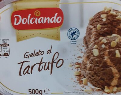 Gelato al tartufo front packaging