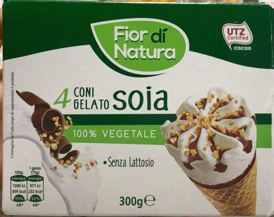 Coni gelato soia front packaging