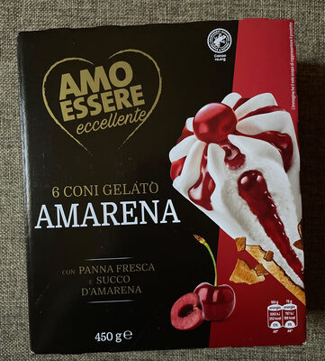 Cono gelato amarena