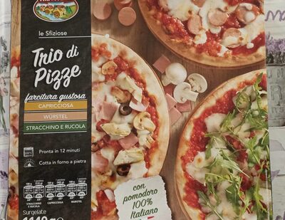 Trio di pizze le sfiziose