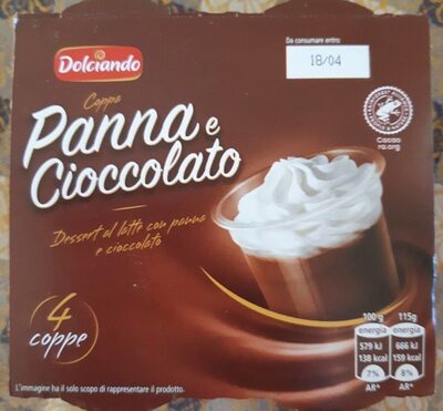 Coppa panna e cioccolato front packaging