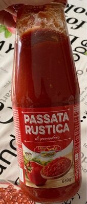 Passata rustica di pomodoro front packaging