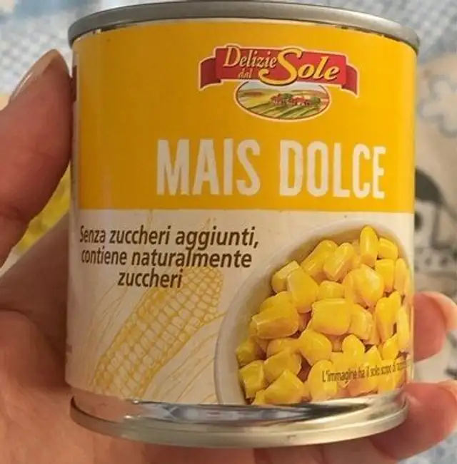 Mais dolce front packaging
