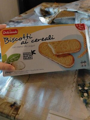 Biscotti ai cereali(con crema di yogurt)