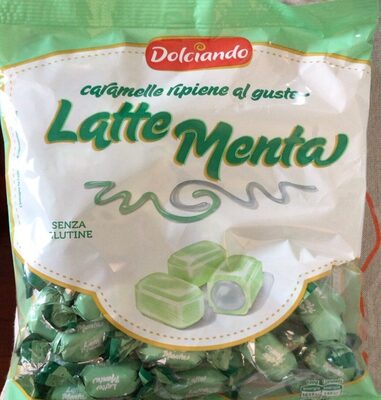 Caramelle ripiene al gusto Latte Menta