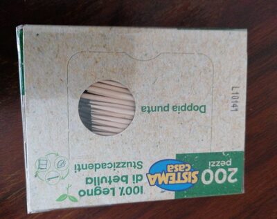 Stuzzicadenti front packaging